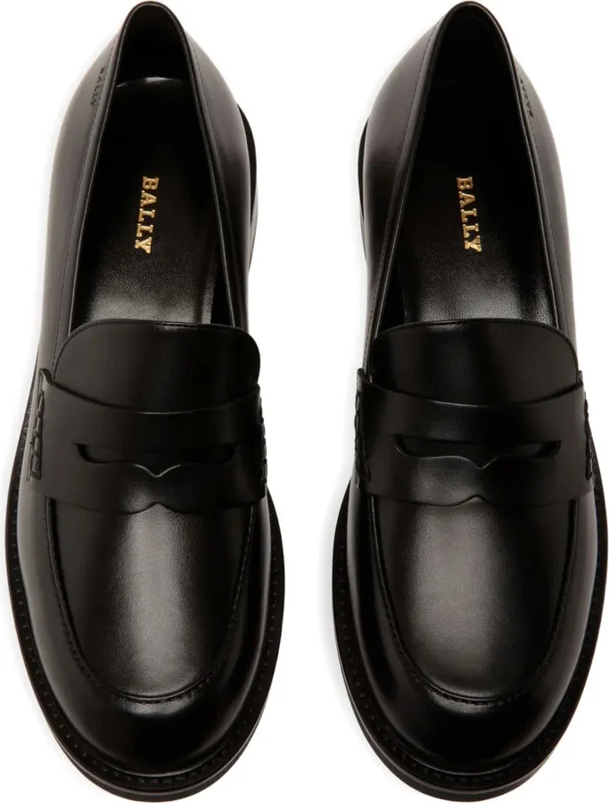 Penny-Slot Leather Loafers - Image 3