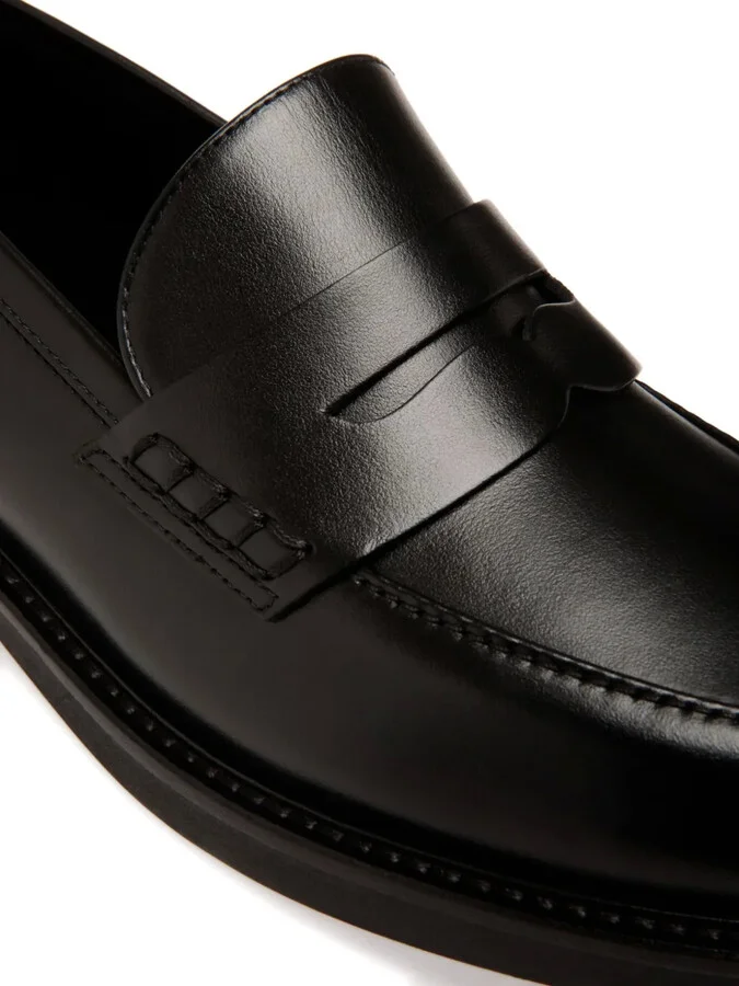 Penny-Slot Leather Loafers - Image 4