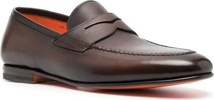 Penny-Slot Leather Loafers - Image 2