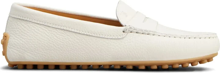 Penny-Slot Leather Loafers