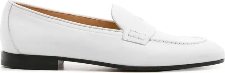Penny-Slot Leather Loafers