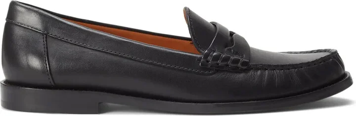 Penny-Slot Leather Loafers