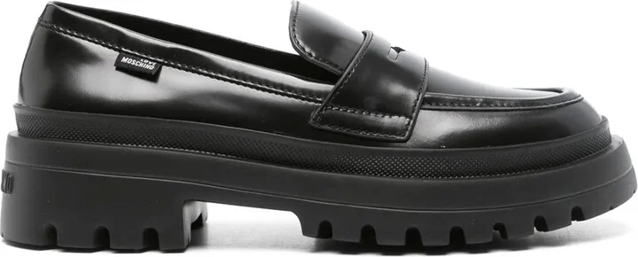 Penny Slot Leather Loafers
