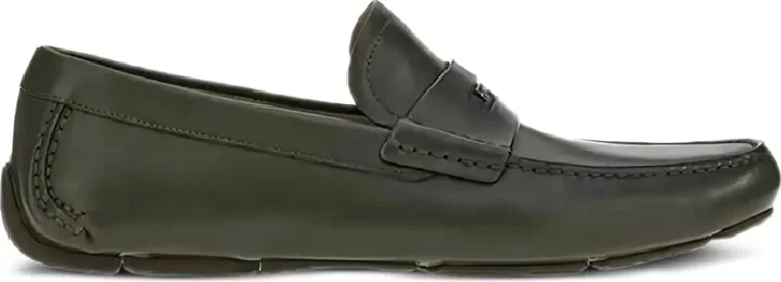 Penny-Slot Leather Loafers