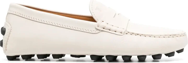Penny-Slot Leather Loafers