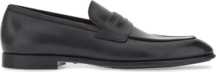 Penny-Slot Leather Loafers