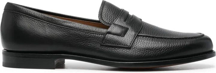 Penny-Slot Leather Loafers