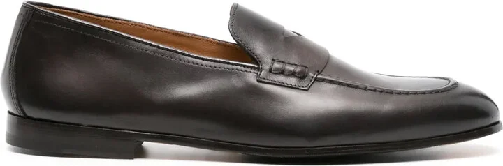 Penny-Slot Patent Leather Loafers