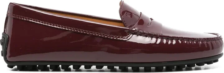 Penny Slot Patent-Leather Loafers