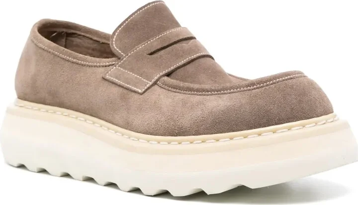 Penny-Slot Suede Loafers - Image 2