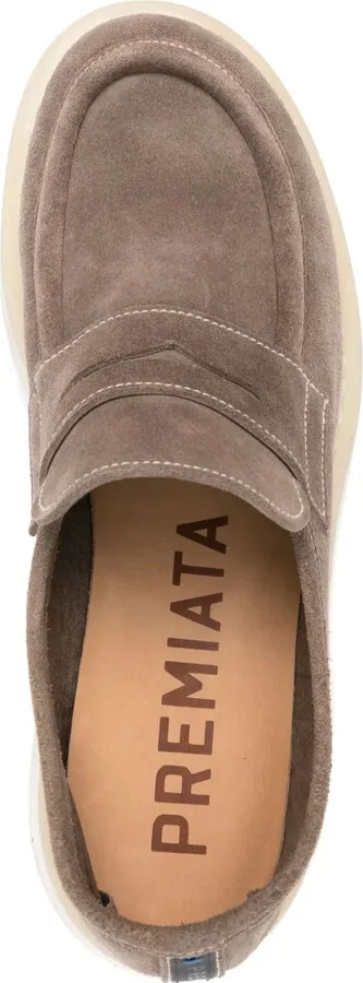Penny-Slot Suede Loafers - Image 4