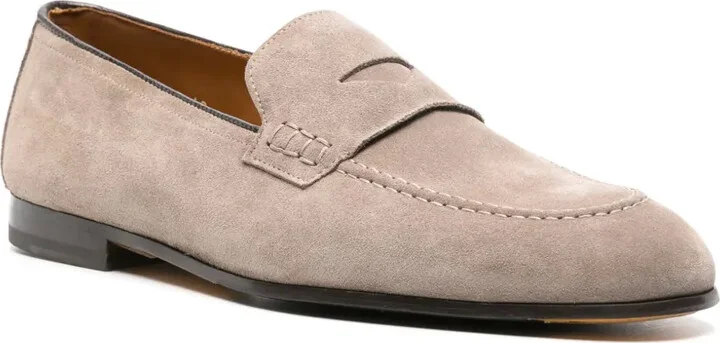 Penny-Slot Suede Loafers - Image 2