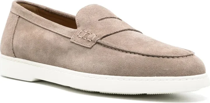 Penny-Slot Suede Loafers - Image 2