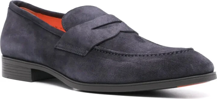 Penny-Slot Suede Loafers - Image 2