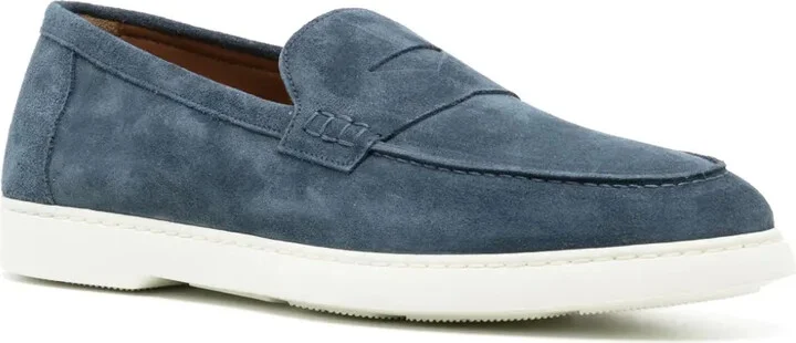 Penny-Slot Suede Loafers - Image 2