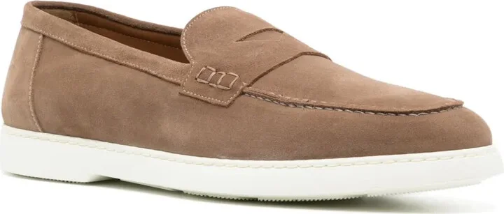 Penny-Slot Suede Loafers - Image 2