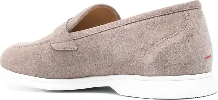 Penny Slot Suede Loafers - Image 3