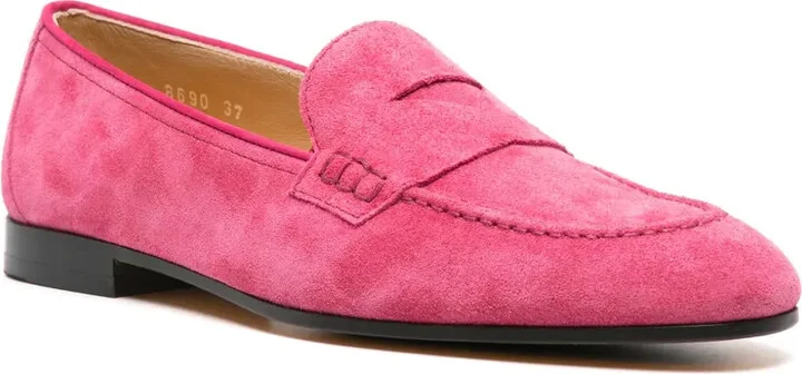Penny-Slot Suede Loafers - Image 2