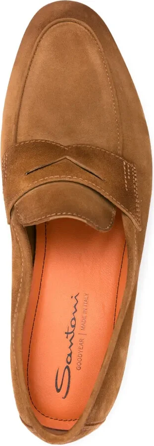 Penny-Slot Suede Loafers - Image 4