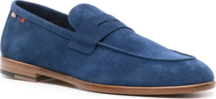 Penny-Slot Suede Loafers - Image 2
