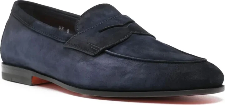 Penny-Slot Suede Loafers - Image 2