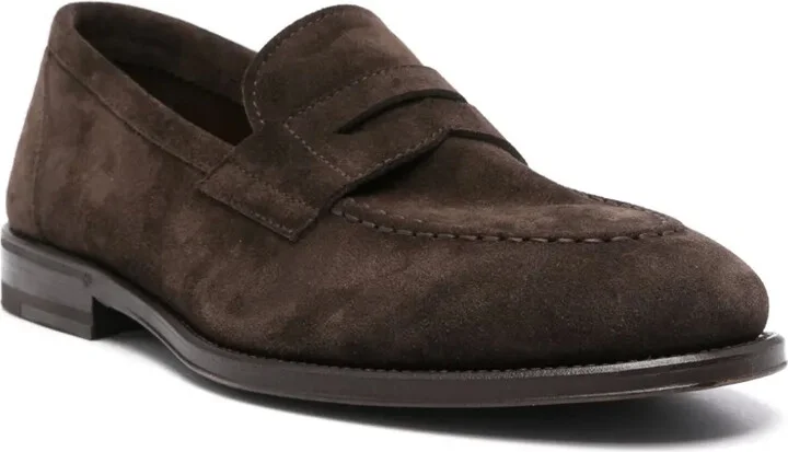 Penny-Slot Suede Loafers - Image 2