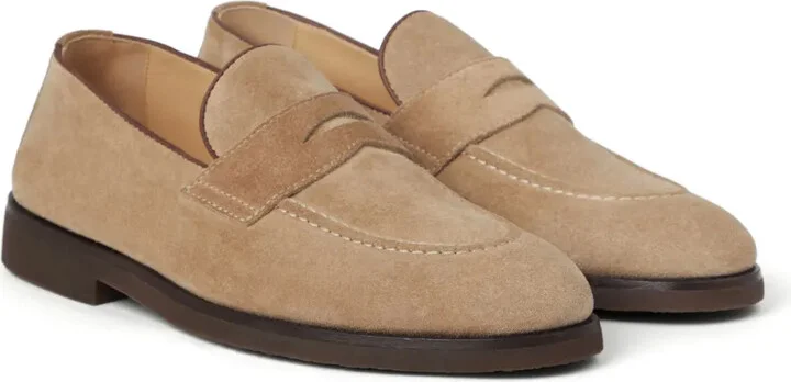 Penny-Slot Suede Loafers - Image 2