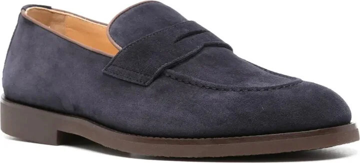 Penny-Slot Suede Loafers - Image 2