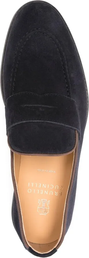 Penny-Slot Suede Loafers - Image 4