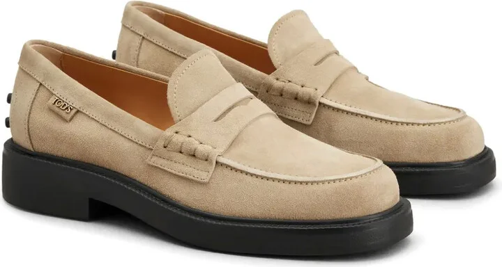 Penny-Slot Suede Loafers - Image 2