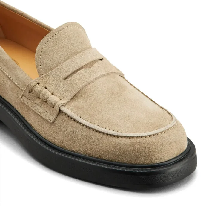 Penny-Slot Suede Loafers - Image 5