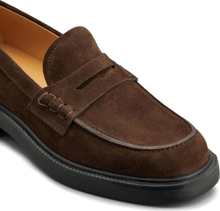 Penny-Slot Suede Loafers - Image 5