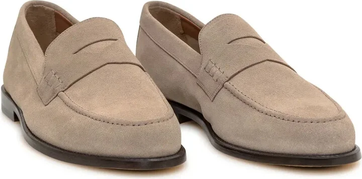 Penny-Slot Suede Loafers - Image 2