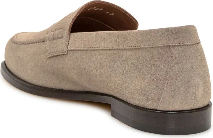 Penny-Slot Suede Loafers - Image 3
