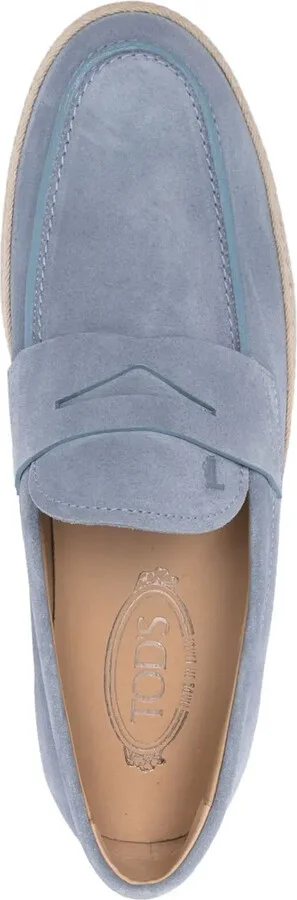 Penny-Slot Suede Loafers - Image 4
