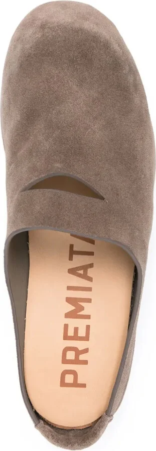 Penny-Slot Suede Sandals - Image 4