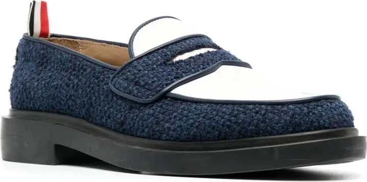 Penny-Slot Tweed Loafers - Image 2