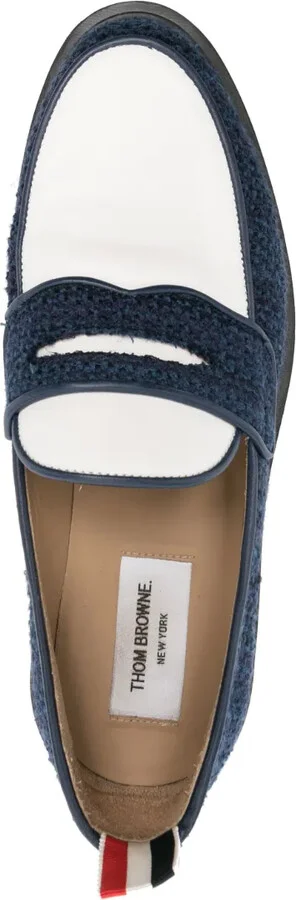 Penny-Slot Tweed Loafers - Image 4