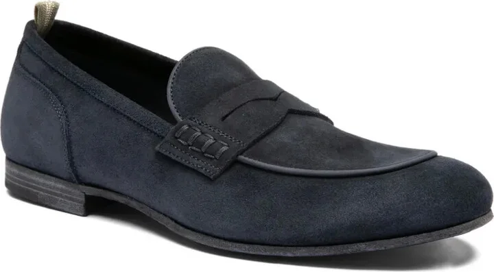 Penny-Stitched Suede Loafers - Image 2