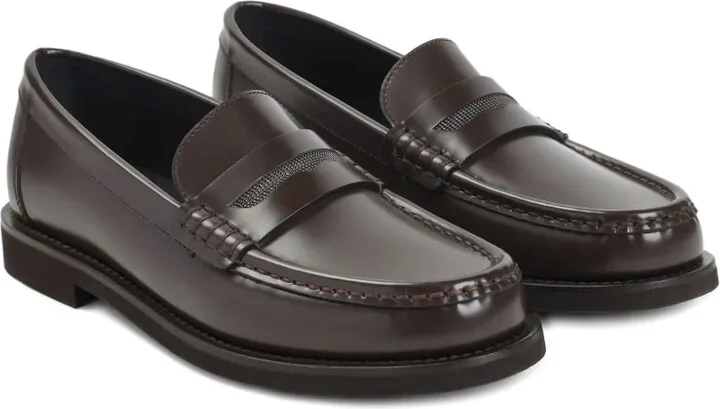 Penny-Strap Leather Loafers - Image 2