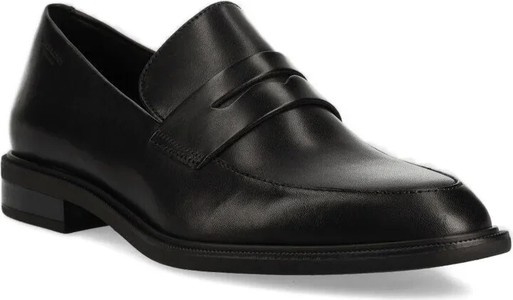 Penny-Strap Leather Loafers
