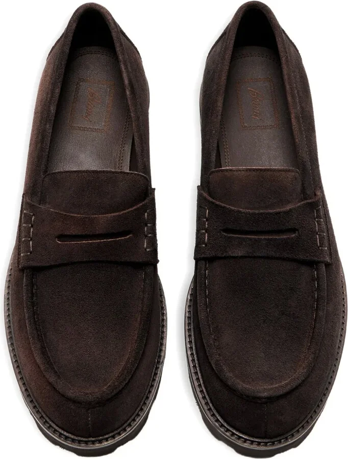 Penny-Strap Suede Loafers - Image 3