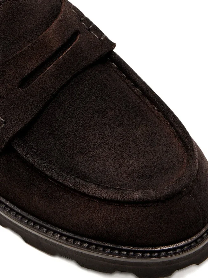 Penny-Strap Suede Loafers - Image 4