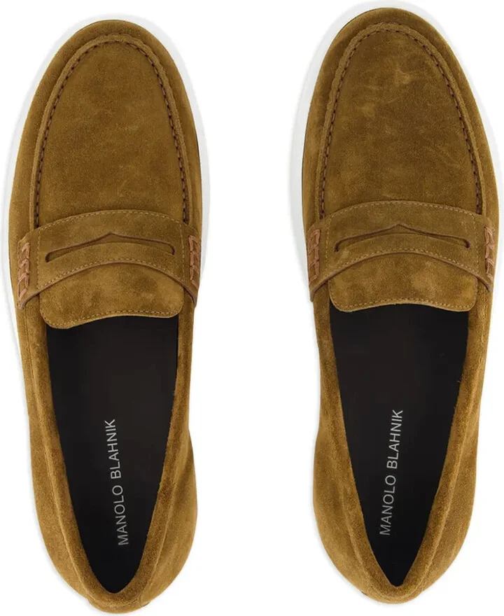 Penny-Suede Loafers - Image 4