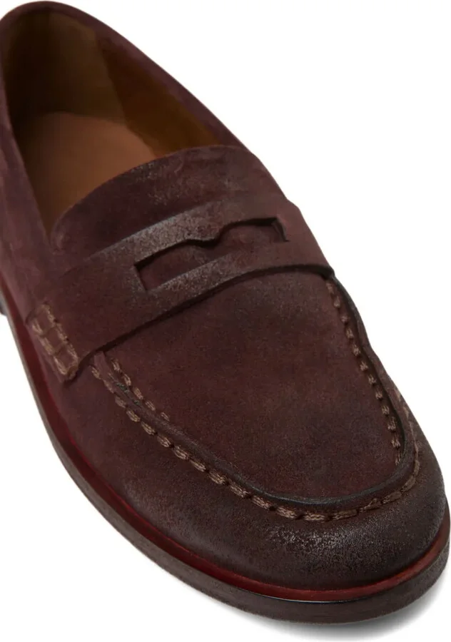 Penny Suede Loafers - Image 4