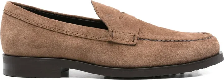 Penny Suede Loafers