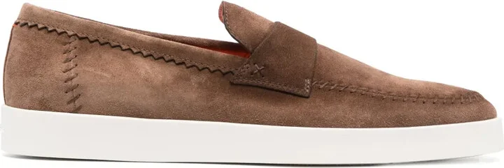 Penny Suede Loafers