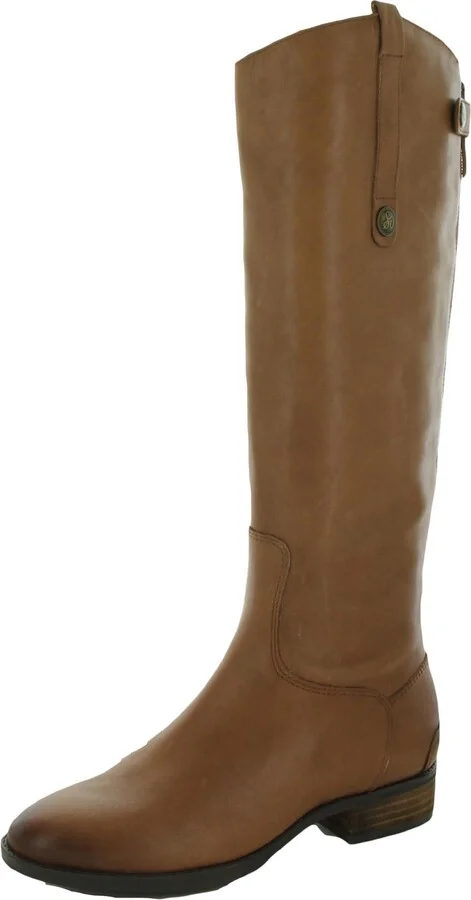 Penny Womens Leather Knee-High Riding Boots