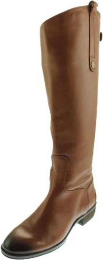 Penny Womens Solid Leather Riding Boots