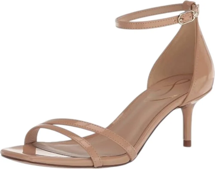 Peonie Blush Kitten Heels In Beige Blush